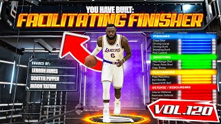 BEST FACILITATING FINISHER BUILD ON NBA 2K22 RARE BUILD SERIES VOL 120 [upl. by Yffub]