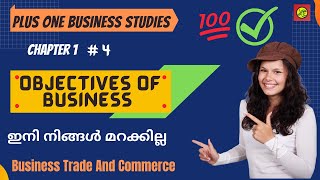 Objectives Of Business Class 11Class11 Business Studies Business Trade And CommerceMalayalam [upl. by Sleinad]