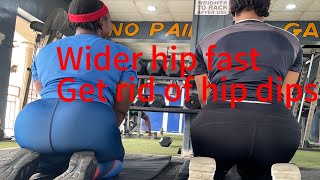 How I got super wide hips  Home workout for Hip Dips [upl. by Hiamerej]