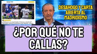 EXPLOTO CON LO ÚLTIMO DE JOSEP PEDREROL Y LA CADENA SER CARTA ABIERTA AL MADRIDISMO CÓMPLICE [upl. by Sorensen]