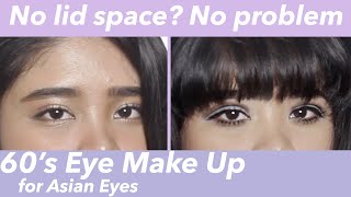 60s Eye Make Up Tutorial FOR ASIAN EYES  Brigitte Bardot Make Up  Vintage Make Up [upl. by Anayet]