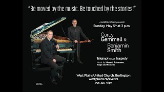 Corey Gemmell violin amp Benjamin Smith piano LiveWestPlains Dont miss it May 5 2024 [upl. by Millham]