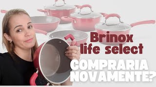 Brinox Life Select CeramicResenha após mais de um ano de uso panelasbrinox lifeselect brinox [upl. by Nerha]