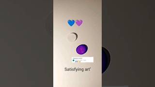 satisfying art work 💜💙shortsyoutubeshorts asmr [upl. by Claribel242]