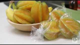 How to eat a Starfruit  Carambola [upl. by Pigeon]