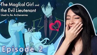 magical girl is MINE  Magical Girl and the Evil Lieutenant Episode 2 Reaction [upl. by Noramac]