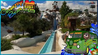 Summit Plummet Water Slide  120 Foot Drop  Off Ride  Disneys Blizzard Beach Water Park  2021 [upl. by Yank939]