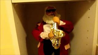 Gemmy  Sax Playin Santa [upl. by Edeline]