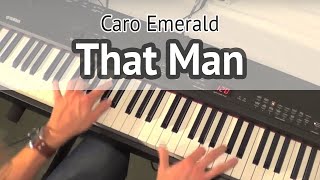 Caro Emerald  That Man piano version cover Coverkeys [upl. by Elleinaj9]