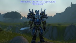 DrGainsPhD Lightforged Draenei Ret Paladin Gameplay Part 1  WoW Battle for Azeroth [upl. by Nyletac]