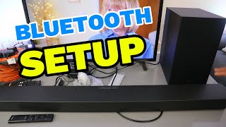 How To Connect SAMSUNG HW Q60C SOUNDBAR TO TV BLUETOOTH [upl. by Almeida]