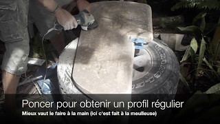 Comment fabriquer un safran  How to build a rudder  Tuto [upl. by Eimmak]