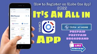 How To Register To Globe One App 2022  Globe At Home 83  rmj pisonet [upl. by Alakam525]