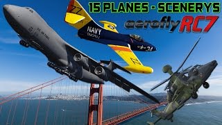 Aerofly RC 7 Ultimate Edition  15 Planes amp Scenerys PC HD [upl. by Oicirbaf]