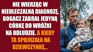 Nie wierząc w nieuleczalną diagnozę bogacz zabrał jedyną córkę do wróżki w odludzie A kiedy ta [upl. by Harlamert]