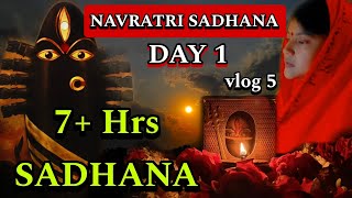 7hrs Sadhana  I woke up 400 am to do Sadhana  Navratri Sadhana  Linga Bhairavi Devi  Day 1 [upl. by Annay]