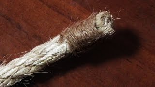 How To Whip The End Of A Rope  Common Whipping Knot [upl. by Rehpotsirk]