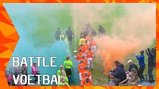 THE BATTLE VOETBAL jongens VS meisjes met BEUGELSDIJK en VAN ES  ZAPPSPORT [upl. by Nyletak]