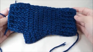 How To Crochet Fingerless Gloves [upl. by Scrivings]