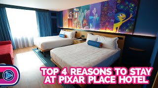 Top 4 Reasons to Stay at Pixar Place Hotel at the Disneyland Resort [upl. by Hodges218]