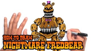 How to Draw Withered Bonnie  Five Nights at Freddys [upl. by Sitto]