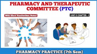 Pharmacy amp Therapeutic Committee  Objective amp Function of PTC  Pharmacy Practice 7th sem [upl. by Demitria]