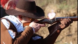 Firing a wheel lock carbine [upl. by Mellie]