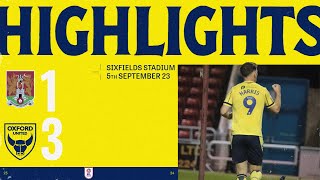 Northampton Town v Oxford United highlights [upl. by Hilly164]