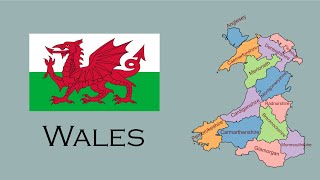 Wales Welsh and Historic Counties bitesize [upl. by Casilde823]