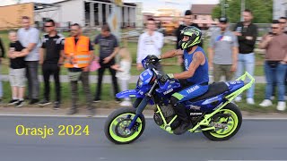 Motorijada Orasje 2024 Stunt Show  Kamp [upl. by Yenhpad73]