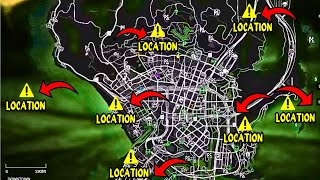 TOP 7 Secret Hidden Locations amp Places 😱 in GTA 5 Rockstar Doesn’t Want You To Know [upl. by Malachy31]