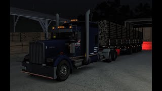 Crashed but was able to deliver Load of Logs in  American Truck Simulator  ATS [upl. by Justis]