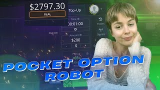 BINARY OPTIONS TRADING ROBOT  POCKET OPTION ROBOT [upl. by Alludba6]