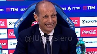 ALLEGRI post NapoliJuve 21 conferenza stampa quotAvrei firmato per dove siamo mai tante occasioniquot [upl. by Artied]