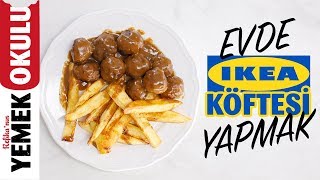 İkea Köftesi Challenge Meydan Okuması  İsveç Köfte ve Gravy Sos Tarifi [upl. by Aiynot]