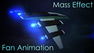 Mass Effect Fan Animation  Normandy [upl. by Dnamra672]