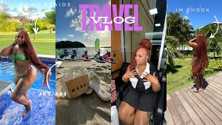 STLUCIA 🇱🇨 GIRLS TRIP • TRAVEL VLOG • FOAM PARTY • JET SKI’s • STREET PARTY  LeeLeeUrstrulee Vlog [upl. by Ford]