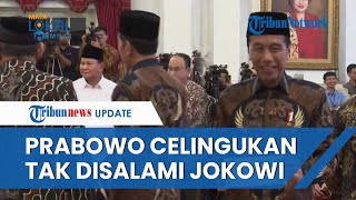 Detikdetik Jokowi Tak Salami Prabowo usai Bayar Zakat Ekspresi Capres 02 Kikuk dan Celingukan [upl. by Fischer]