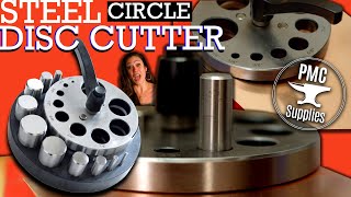 Steel Circle Disc Cutter Set for Punching Metals and Charms [upl. by Elagibba]