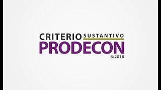 Prodecon Informa Criterio Sustantivo 82018 Operaciones Inexistentes [upl. by Mowbray502]