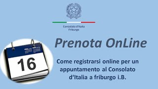 TUTORIAL PRENOTA ONLINE REGISTRAZIONE [upl. by Nannerb481]