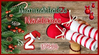 2 LINDAS MANUALIDADES PARA NAVIDAD  Manualidades navideñas para vender  Christmas crafts to sell [upl. by Ltney]