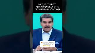 Nicolás Maduro se enoja porque le clavan el visto en whatsapp 😆😆😆 [upl. by Akinad]