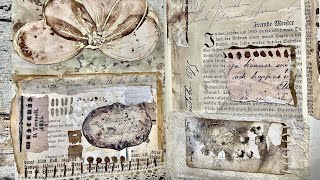 Grungy collage for journaldecorations Part 2 Tutorial [upl. by Wager]