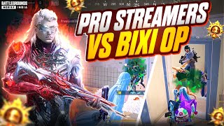 BIXI OP vs PRO STREAMERS 🔥  1v4 in Intense Conqueror Rank Push  BGMI New 34 Update 😍  BGMI [upl. by Enriqueta]