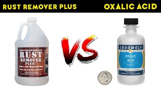 Rust Remover Plus Compared to Oxalic Acid Removing Fertilizer Stains [upl. by Gavan]