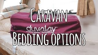 Caravan bedding using Duvalay mattress toppers amp Memory foam pillows [upl. by Druci764]