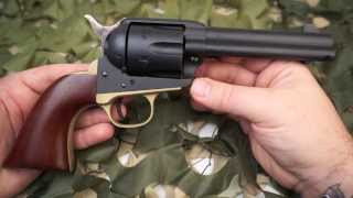 Uberti Cattleman Hombre 357 Magnum Colt SAA Army Clone Review  Texas Gun Blog [upl. by Ahsiat]