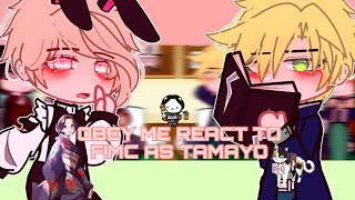 Obey me react to FMc as Tamayo  Demon Slayer x Obey me Shall we date [upl. by Artened927]