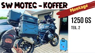 SWMotech Trax Koffer Montage auf BMW 1250 GS  SchrittfürSchritt Anleitung [upl. by Aeniah]